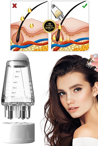 Shopura Derma Roller Cilt Yüz Vücut Yenileme Öncesi Saç Bakım Yağı Sürme Aparatı