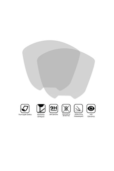 GP KOMPOZİT GP Kompozit Honda Dio 2023-2024 Uyumlu Motosiklet Ekran Koruyucu ...