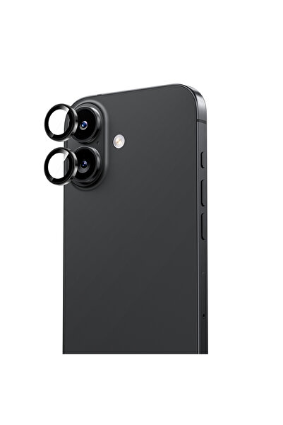 Benks iPhone 17 Uyumlu DR Safir Kamera Lens Koruyucu Siyah