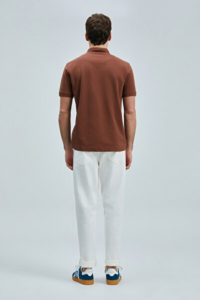 Lufian Polo Neck Comfort Fit Men's T-Shirt