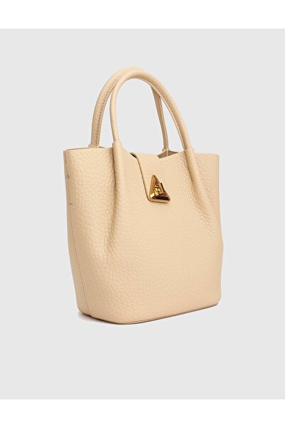 İLVİ Vitorio Bej Kadın El Çantası