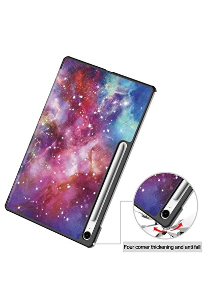 SKYDDAR INNOVATION Husă tabletă pentru Samsung Galaxy Tab S10 FE Plus, suport multiunghi, FoldPro, Galaxy, set autocolante