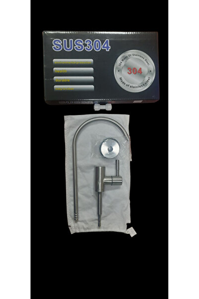 SUS 304 Su arıtma musluk paslanmaz çelik lux aç kapa