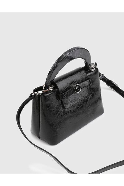 İLVİ Ruben Siyah Kadın El Çantası