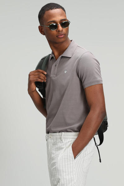 Lufian Polo Neck Comfort Fit Men's T-Shirt