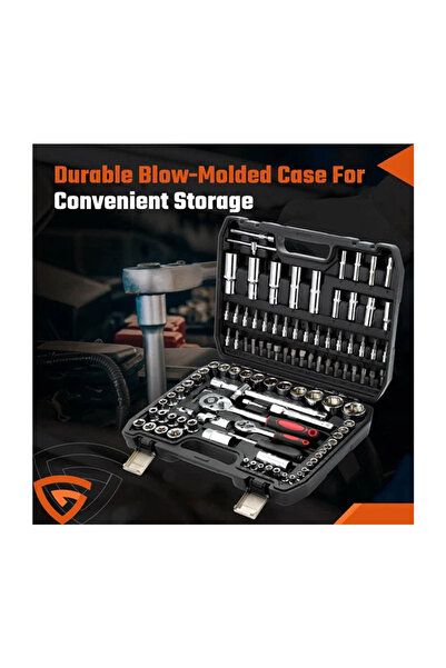 Generic 94-piece tool set includes wrenches and assorted keys.