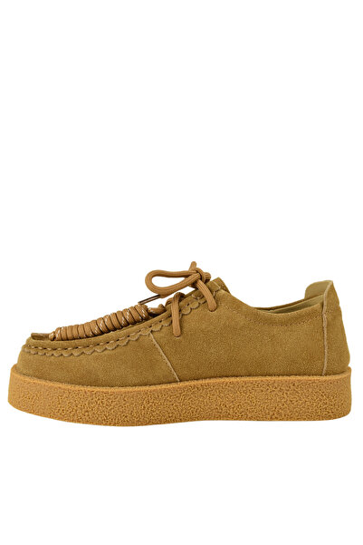 FEELİNG Pantofi casual, damă, FEELING, T003 bej, piele nubuc 37