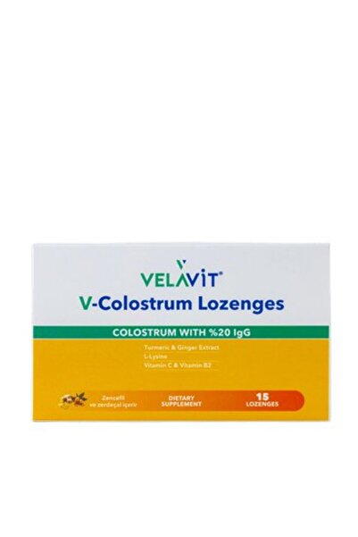 Velavit V-Colostrum Lozenges V-Colostrum Lozenges Takviye Edici Pastil