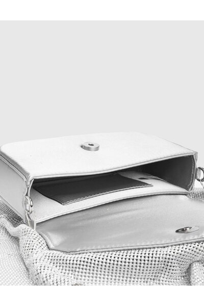 İLVİ Lori Silver Color Women's Shoulder Bag