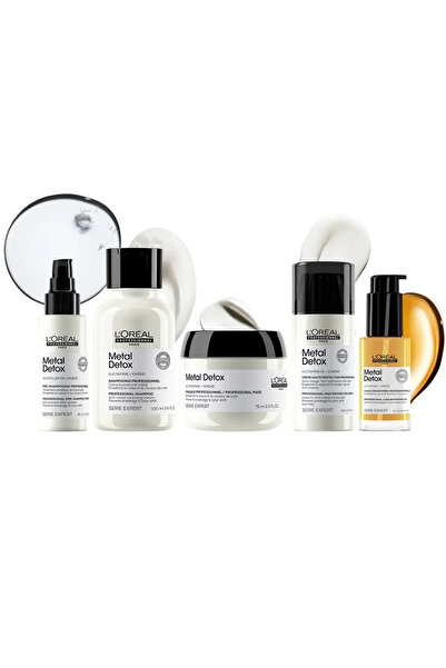 L'oreal Professionnel Sampon profesional anti-impuritati, L’oreal Professionnel METAL DETOX, 100 ml