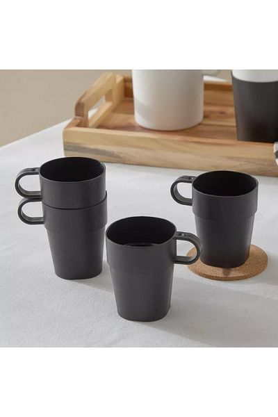 Home Box Whitney 4-Piece Mug Set - 345 ml