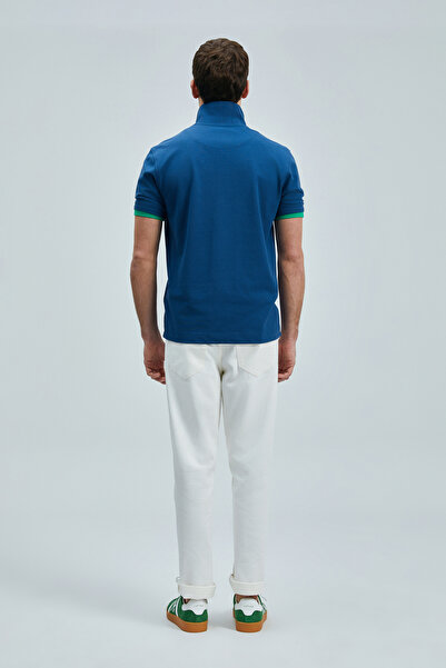 Lufian Polo Neck Comfort Fit Men's T-Shirt