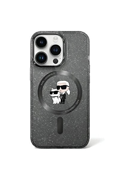 Karl Lagerfeld Carcasă de telefon, plastic, compatibilă cu iPhone 11/XR, gri