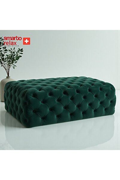 Smarto relax Smarto-Yeşil Ayaksız Kapitone Puf