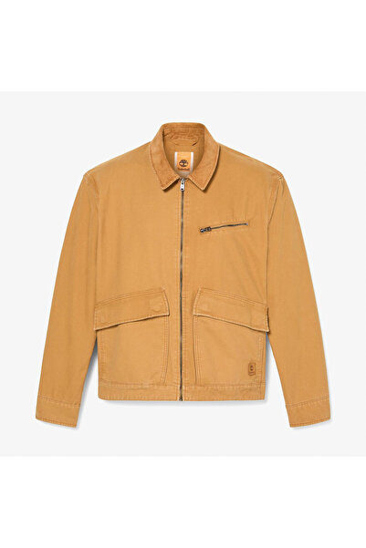 Timberland Strafford Yıkanmış Kanvas Erkek Sarı Ceket