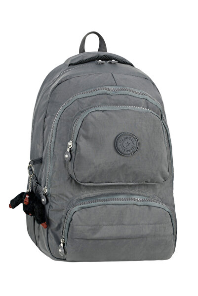 H&D COLLECTİON Mega Size Unisex Adjustable Orthopedic Strap Multi-Eye Compartment School Bag