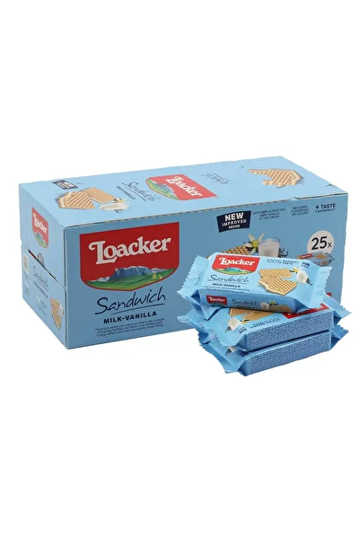 Loacker sandwich vanilla 25 x 25 g