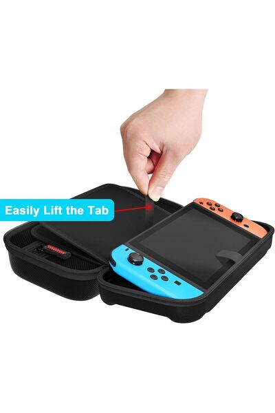 erorex Switch Case Compatible Nintendo Switch/Switch Oled Carrying Case 20 Game Cartridges Protective Hard
