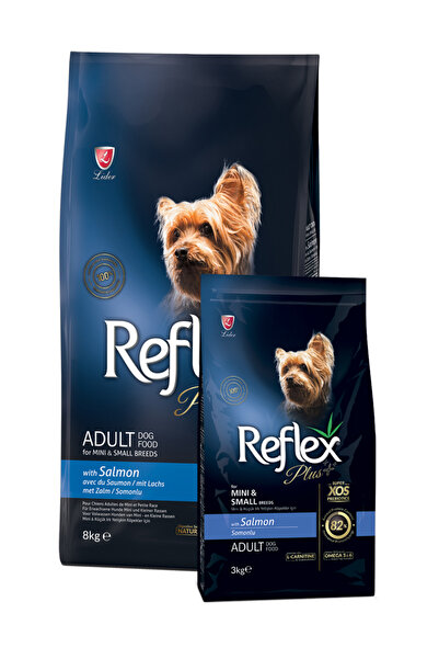 Reflex Mini ve Küçük Irk Yetişkin Köpekler İçin Somonlu Kuru Mama - 3 Kg