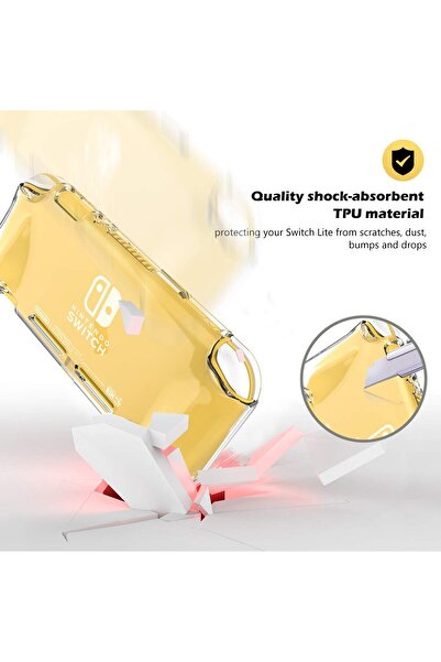 erorex جراب نينتندو سويتش لايت فائق النحافة مصنوع من مادة TPU الناعمة ومضاد للصدمات والخدش