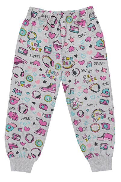 Beka Kids Girls' Patterned Pajama Set 100% Cotton and Stretchy Pajama Set