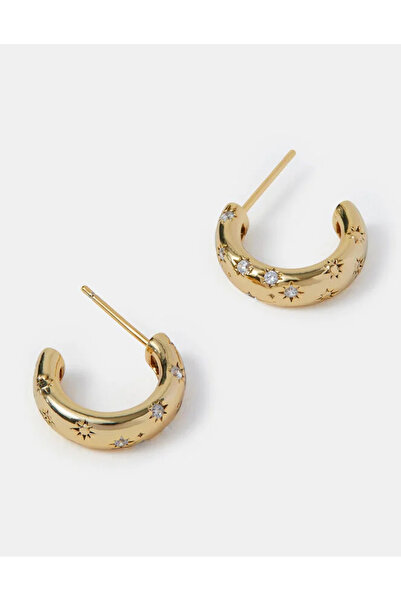 Accessorize Z Yıldızlı Halka Küpe