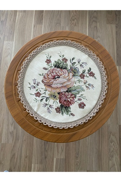MYHOMEGOBLEN Tapestry Coffee Table Cover 30Xround-6Pcs