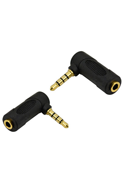 Mykablo 3.5 mm TRRS Stereo 90 Derece Çevirici
