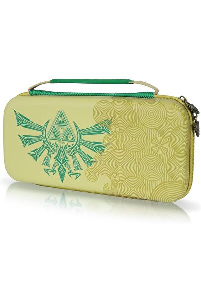 erorex حقيبة حمل نينتندو سويتش المحمولة ذات الغلاف الصلب والواقية وحقيبة تخزين تحتوي على 10 فتحات لبطاقات الألعاب