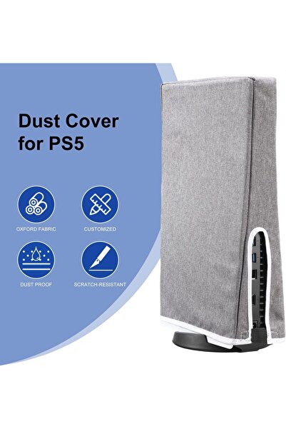 erorex Dust Cover Ps5 Console Anti Scratch Waterproof Dust Sleeve Guard Cover Skin Ultra Soft Protective