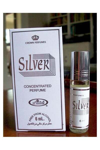 Al Rehab perfumes Al Rehab Silver 6 ml Perfume Oil – Roll‑On Attar