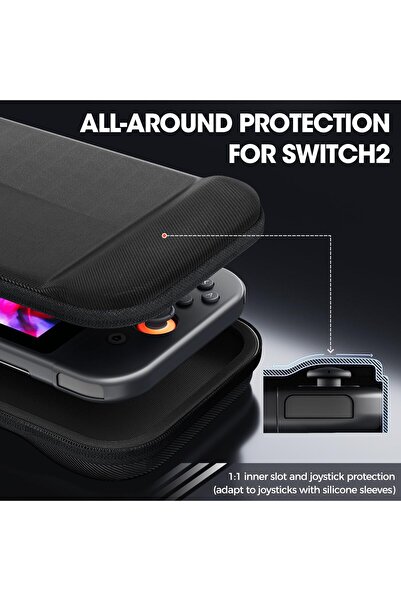 erorex Slim Carrying Case Nintendo Switch 2 2025 Travel Case Hard Shell 12 Game Card Slots Switch 2