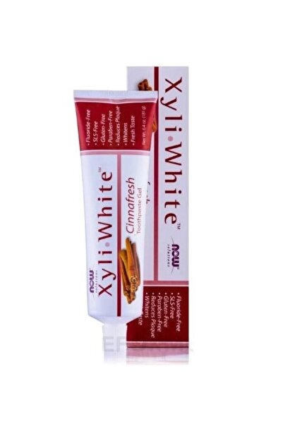 Now NOW XyliWhite Cinnamon Fresh Whitening Toothpaste Gel