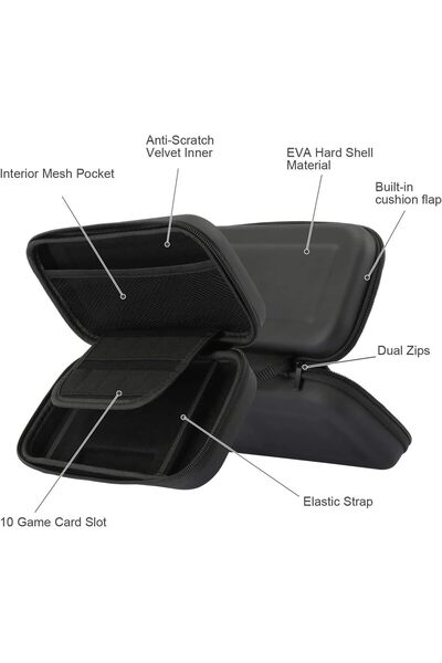 erorex حقيبة حمل سويتش، خراطيش نينتندو سويتش 2، جراب سفر واقي صلب