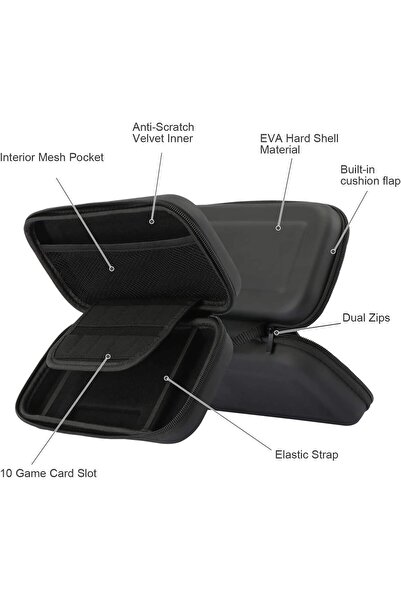 erorex Carrying Case Nintendo Switch Cartridges Protective Hard Shell Travel Carrying Case Pouch Nintendo