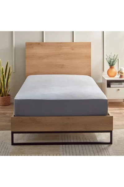 Home Box Ferum Micro Jersey Twin Fitted Sheet - 120x200+30 cm
