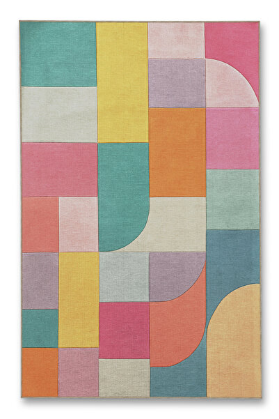 Rugs Modern Halı سجادة زخرفية عتيقة من MOSSO متعددة الألوان ذات طابع تقليدي و...