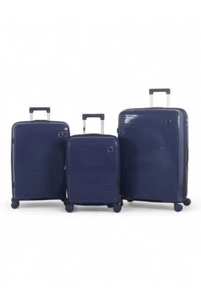 AVIATOR Luxury Complete Luggage Set - 3 Pieces of Shatterproof Polypropylene