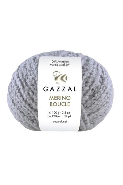 Gazzal Merino Boucle 100gr 120mt El Örgü Ipliği