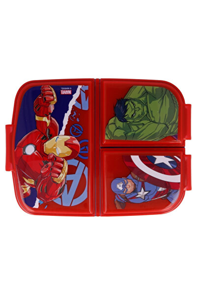 AVENGERS Cutie sandwich, multicompartimente, 6.7х16.5х19.5 cm, Rosu,