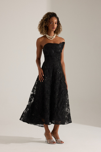 BETTY & SAM Olyssia Siyah Elbise