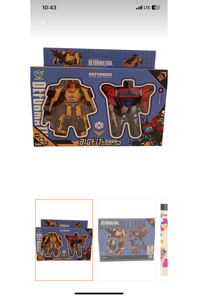 Toys 2 li Robot sokak savaşçıları