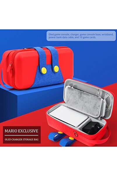 erorex حقيبة حمل وتخزين لجهاز Switch OLED، حقيبة حمل كبيرة لجهاز Nintendo Switch/Switch OLED Model
