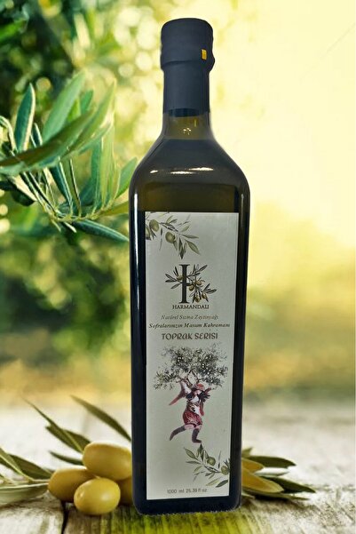 harmandalı NATÜREL SIZMA ZEYTİNYAĞI 1000ML TOPRAK SERİSİ YÜKSEK POLİFENOL ; 0...