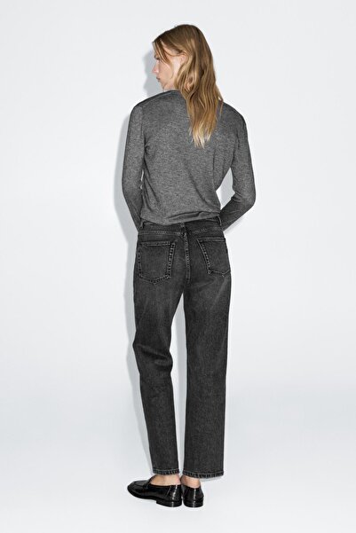 Massimo Dutti Straight fit yüksek bel jean