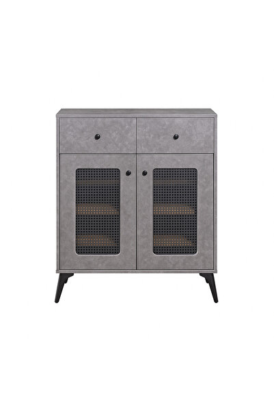 Ebticar Shoe Cabinet – Elegant Design and Natural Touch 80cm , Gray