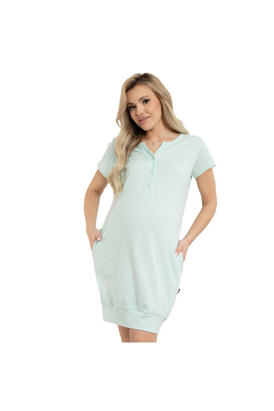 Formommy Nursing shirt For Mommy, made of cotton, loose fit with short sleeves, snap closure available