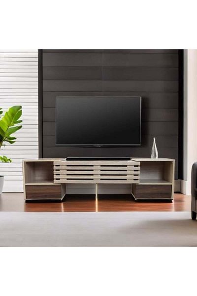 BAITY Television Table - Malaysian Wood 160 cm
