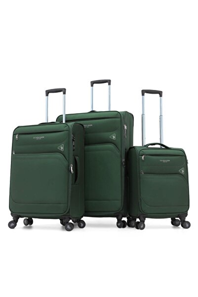 U.S. Polo Assn. Softside Luggage Trolley Set of 3 Pieces