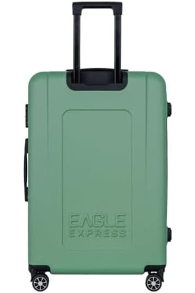 EAGLE EXPRESS Superior 28" ABS Hard Luggage - Tea Green + Free Cover & 1-Year